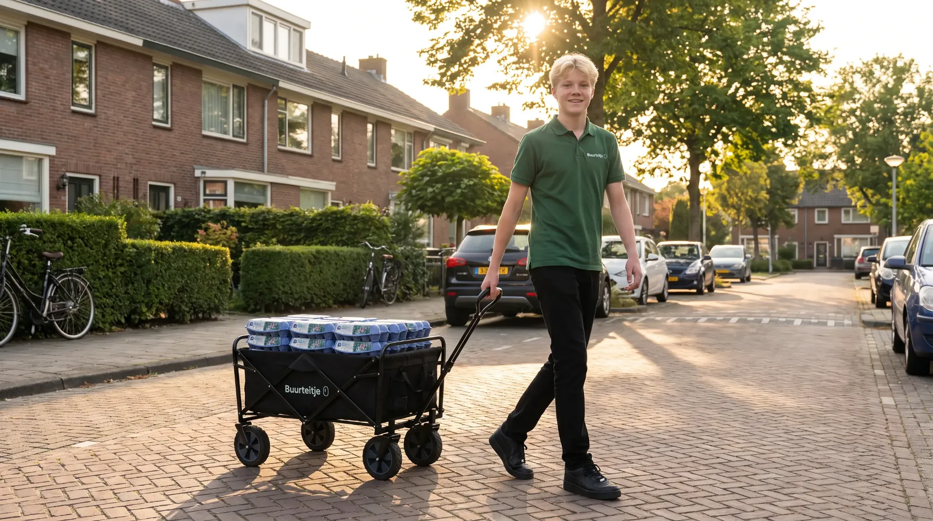 Sfeerbeeld van een ochtend in de wijk