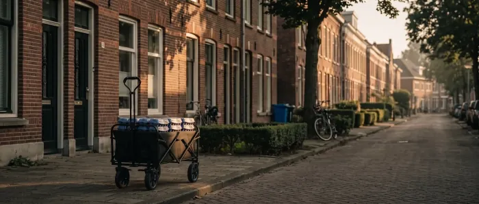 De bolderkar in de buurt